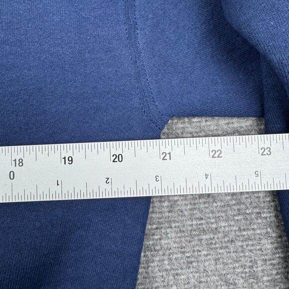 Vintage Russell Athletic Blank Sweatshirt Men's Medium Blue Grunge Skate Y2K - Picture 5 of 7